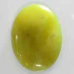 Gemstone Cabochon - Oval 40x30MM JADE LT GREEN