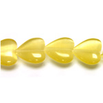 Cats Eye Heart Beads