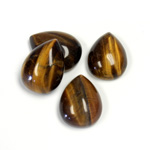 Gemstone Cabochon - Pear 16x12MM TIGEREYE