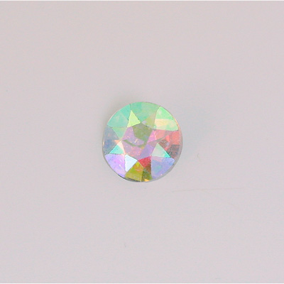 Cut Crystal Point Back Dentelle Foiled - Round 18MM CRYSTAL AB