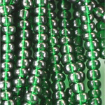 Preciosa Czech Glass Seed Bead - Round 13/0 EMERALD 50150