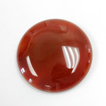 Gemstone Cabochon - Round 35MM CORNELIAN