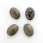 Gemstone Cabochon - Oval 14x10MM PYRITE