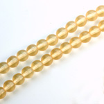 Czech Pressed Glass Bead - Smooth Round 06MM GOLDFISH