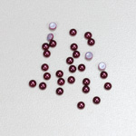 Glass Medium Dome Cabochon Pearl Spray Finish - Round 03MM AMETHYST