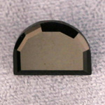 Swarovski Crystal Point Back Fancy Stone - Half Moon 10x7MM.5 JET