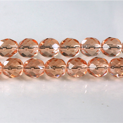 Czech Glass Fire Polish Bead - Round 08MM ROSALINE