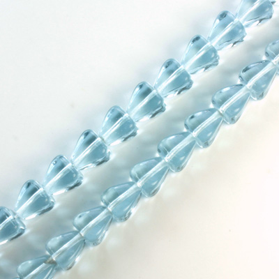 Czech Pressed Glass Bead - Smooth Pyramid 08x7MM ALEXANDRITE