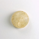 Plastic Flat Back Cabochon - Linen Quartz Color Round 24MM MATTE BEIGE