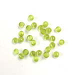 Fiber-Optic Cabochon - Round 02.5MM CAT'S EYE OLIVE