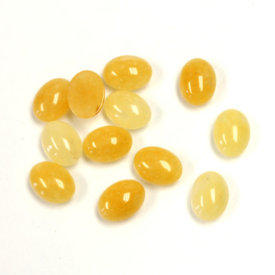 Gemstone Cabochon - Oval 08x6MM PINEAPPLE JASPER