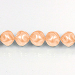 Czech Glass Pearl Bead - Baroque Round 04MM PEACH 70487