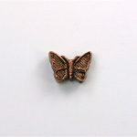 Metalized Plastic Bead - Butterfly 12x9 ANT COPPER