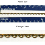 Brass Chain 1.9MM Flat LOOP