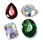 Asfour and Chinese Crystal Point Back Stones