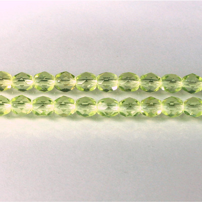 Czech Glass Fire Polish Bead - Round 05MM JONQUIL