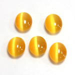 Fiber-Optic Cabochon - Oval 12x10MM CAT'S EYE SUN