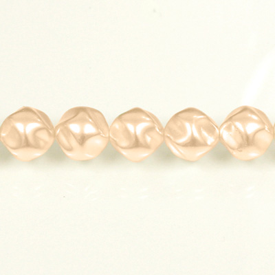 Czech Glass Pearl Bead - Baroque Round 06MM CREAM 70414