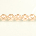 Czech Glass Pearl Bead - Baroque Round 06MM CREAM 70414