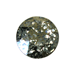 Aurora Crystal Point Back Foiled Chaton - 06MM/SS29 CRYSTAL GOLD PATINA #0001GP