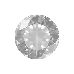 Aurora Crystal Point Back Foiled Chaton - 08MM/SS39 CRYSTAL #0001