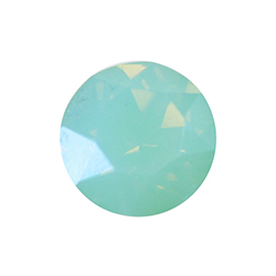 Aurora Crystal Point Back Foiled Chaton - 06MM/SS29 CHRYSOLITE OPAL #9201