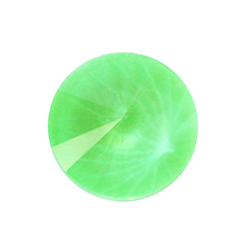 Aurora Crystal Point Back Unfoiled Rivoli - 12MM CRYSTAL ELECTRIC GREEN #0401EGR