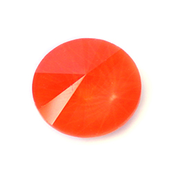 Aurora Crystal Point Back Unfoiled Rivoli - 12MM CRYSTAL ELECTRIC RED #0401ERE
