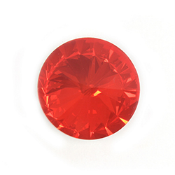 Aurora Crystal Point Back Foiled Rivoli - 14MM HYACINTH #4001