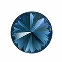 Aurora Crystal Point Back Foiled Rivoli - 12MM INDIAN SAPPHIRE #8033