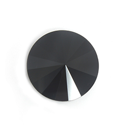 Aurora Crystal Point Back Foiled Rivoli - 16MM JET #1131
