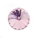 Aurora Crystal Point Back Foiled Rivoli - 12MM LT ROSE #5002
