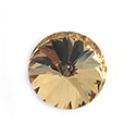 Aurora Crystal Point Back Foiled Rivoli - 18MM LIGHT SMOKE TOPAZ #3041