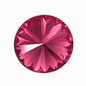 Aurora Crystal Point Back Foiled Rivoli - 10MM ROSE #5013