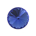 Aurora Crystal Point Back Foiled Rivoli - 10MM SAPPHIRE #7026