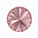 Aurora Crystal Point Back Foiled Rivoli - 12MM VINTAGE ROSE #5006
