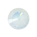 Aurora Crystal Point Back Foiled Rivoli - 10MM WHITE OPAL #0203