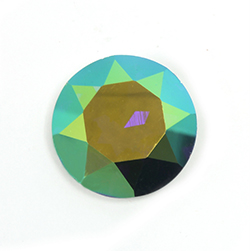 Aurora Crystal Point Back Foiled Chaton - 27MM AMETHYST AB #6021AB
