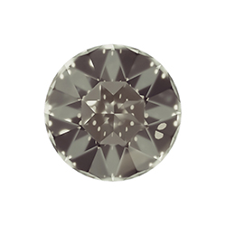Aurora Crystal Point Back Foiled Chaton - 35MM BLACK DIAMOND #1021
