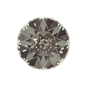 Aurora Crystal Point Back Foiled Chaton - 35MM BLACK DIAMOND #1021
