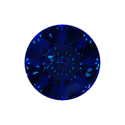 Aurora Crystal Point Back Foiled Chaton - 27MM MONTANA #7025