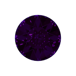 Aurora Crystal Point Back Foiled Chaton - 27MM PURPLE VELVET #6023