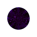 Aurora Crystal Point Back Foiled Chaton - 27MM PURPLE VELVET #6023