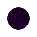 Aurora Crystal Point Back Foiled Chaton - 27MM PURPLE VELVET #6023