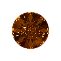 Aurora Crystal Point Back Foiled Chaton - 27MM SMOKE TOPAZ #3052