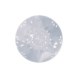 Aurora Crystal Point Back Foiled Chaton - 27MM WHITE OPAL #0203