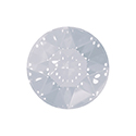 Aurora Crystal Point Back Foiled Chaton - 27MM WHITE OPAL #0203