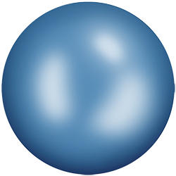 Ceramic Cabochon Flat Back Hot Fix - 10SS (2.7mm - 2.9mm) AZURE BLUE #7627