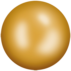 Ceramic Cabochon Flat Back Hot Fix - 34SS (7.1mm - 7.3mm) CITRINE #2612
