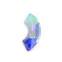Aurora Crystal Flat Back Fancy Stone - Eclipse 08MM CRYSTAL AB Foiled #0001AB